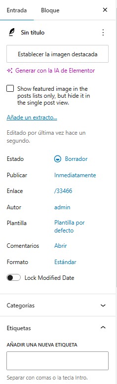 Estiquetas catalogo imagen destacada