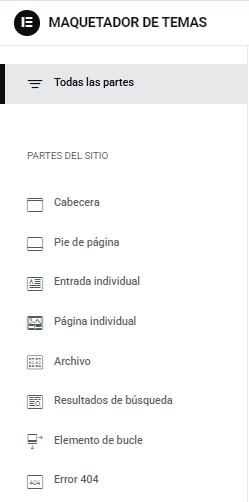 maquetador elementor