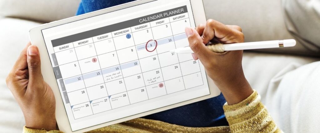 calendario de contenidos y publicaciones